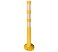 Reflective Safety Bollard Posts for Construction Zones, Parking Lots, and Traffic Control
