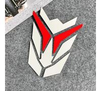 Reflective Safety Stickers for Motorcycle Helmet Bike Car(B silver+red)