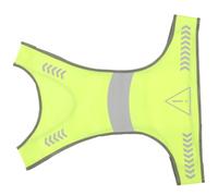 Reflective Safety Vest for Night Running and Cycling, Green Polyester | Reusable Breathable Design, Decorative Chic Style, Protection for Outdoor Construction Use and Road Visibility