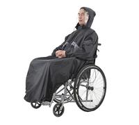 Reflective Sleeved Four-Wheel Scooter for The Elderly Disabled Obese People Electric Vehicle Wheelchair Poncho Raincoat