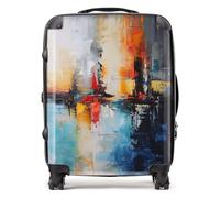 Warren Reed - Designer Reflective Splendour City In Abstract Suitcase Large, Multi