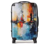 Warren Reed Reflective Splendour: City In Abstract Suitcase - Medium