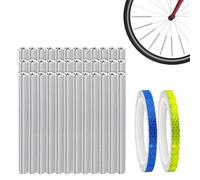 Reflective Spoke Covers - 36 Pieces High Visibility Waterproof - Reflective Clips for Mountain Bike and Cycling - for Outdoor Road Cycling, Travel, Adventure, Stroller Chair