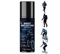 Reflective Spray for Night Riding - High Visibility Glowing Paint | Safety | Fluorescent Luminous Coating, Safe for Clothes & Bicycles, Outdoor Night Cycling , Weatherproof Reflective Sign Mar (1pcs)