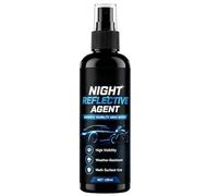 Reflective Spray, High Visibility Long Lasting Bright Liquid 120ml glow-in the-dark Spray Paint Outdoor Safety Coating For Cycling Fishing Running Sports Walking Driving Travel Car Bike Gear Use