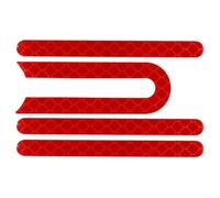 Reflective Sticker Set 4 Pcs For For Electric Scooter For M365 Pro Boost Visibility and Rider Safety in Low Light (Red)