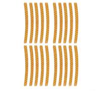 Reflective Stickers for Car Wheel Hub Tire Modification with Anti Collision Features to Enhance Nighttime Visibility and Vehicle Safety (yellow)