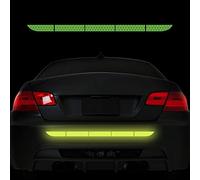 Reflective Stickers for Cars, Nouiroy Rear Bumper Decal Sticker Strong Reflective Strip High Intensity Visibility Decals Night Safety Warning Sign 35.82*1.57inch Self Adhesive SUV Truck, Green