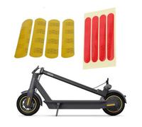 Reflective Stickers for MAX Electric Scooter, Yellow or Red PVC Decals for Front and Rear Fork, 8 cm x 5 cm x 0.1 cm Safety Warning Labels