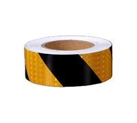 Reflective Ta Red White 5cm Wide 25m Long Safe Hazard Warning High Visibili Weather Resistant Ideal for Road Marking Construct DIY Projects