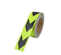 Reflective Tape, 2 Inch X 82 Feet Tape, Waterproof Reflector Warning with Vehicle on Night for Road Transport Facilities Vehicles Ships Safety Reminder(Green/black)