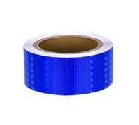 Reflective Tape, 9M x 5CM Warning Sticker High Intensity Reflector Tape Waterproof Safety Tape, 1 Pack Self-Adhesive Security Marking Tape for Vehicles Car Motorcycle Bike Helmets on Night, Blue