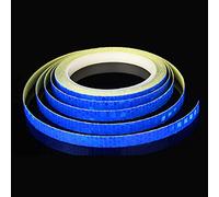 Reflective Tape Fluorescent Reflective Sheet Ultra-Bright Car Safety Warning Accident Prevention Durable Strong Reflective Road Sign Blue 8M Stands Out at Night Convenient Handled