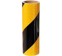 Reflective Tape, PVC Self-Adhesive Safety Reflective Warning Tape Sticker, 30 x 300 cm, Multicolor(Red Yellow)