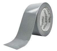 Reflective Tape Self-adhesive Sticker Glass Bead Reflective Sticky Tape (Silver, 50mm x 10 Metres)