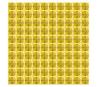 Reflective Target Sheets 100 Pack Surveying Instrument Stickers - Acrylic Measuring Tape for Land Survey & Ship Inspection - 50x50mm Markers(20x20mm)