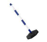 Reflective Traffic Column - Crossing Sign Marker, Portable Safety Post | Traffic Control Divider Bar, Flexible Restriction Barrier, Work Zones, Temporary Detours, Site Entry Control, Vehicle Limits