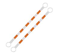 Reflective Traffic Cone Bar, 20 Pack, Expandable 3.9ft to 6.6ft, Safety Barrier for Road Construction and Parking Lots, Essential Traffic Management Tool