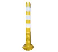 Reflective Traffic Cones - Heavy-Duty Plastic/Rubber Safety Cones for Road Construction, Parking Lot Barriers & No Parking Zones - High-Visibility Round/Square Warning Cones