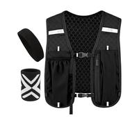 Reflective Vest for Running Sports Gear with Headband and Wristband