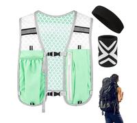 Reflective Vest for Running Sports Gear with Headband and Wristband