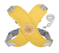 Reflective Vest Harnesses for Dogs Anti Break Free Pet Chest Strap Outdoor Safety Leash with Adjustable Straps (yellow, S)
