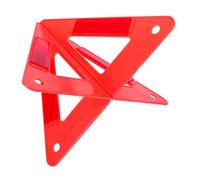 Reflective Warning Triangle Emergency Roadside Safety Sign for Cars and Motorcycles Easy Installation Compact Design for Enhanced Visibility and Space Saving