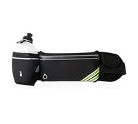 Reflective Waterproof Cycling Running Belt Adjustable Length Waist Pack for Phones Keys with/Without Water Kettle Reflective Gym Waist Pack