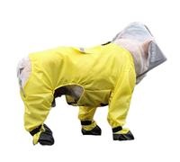Reflective Waterproof Raincoat, Lightweight Windproof Dog Jacket, Spark Paws Breatheshield, All Weather Protection Comfort, Full Coverage Clear Hood Dog Raincoats, Easy To Use, Portable for Dogs
