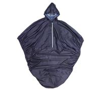 Reflective Wheelchair Rain Poncho Lightweight Navy for Adults | Polyester Taffeta and PVC Blend, Foldable Hooded Cover, Portable for Camping and Shopping