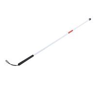 REFLECTIVE WHITE AND RED FOLDABLE BLIND CANE FOR VISUAL IMPAIRED WALKING, SAFE NIGHT TRAVEL