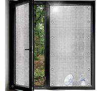 Reflective Window Film Insulation, Double Layer Aluminum Foil Thermal Screen for Attic, Sun Blocking Heat Control Film with Suction Cups, Non-Adhesive Removable Cover for Conservatory
