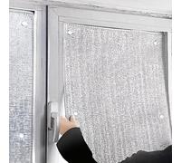 Reflective Window Film Self Adhesive Heat Control Privacy Protection Sun Blocker for Home Office Kitchen Gray Edge (150x250cm 59"x98")