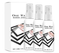Reflective Window Spray for Home & Car, 30 ML Glass Reflective Coating Spray for Windows, One-Way Mirror Sprays Cleaner Glass Descaler, Privacy WindowTint Film Sprays, Streak-Free Shine (3Pcs)