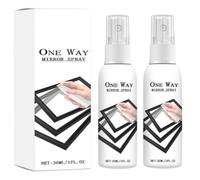 Reflective Window Spray for Home & Car, 30 ML Glass Reflective Coating Spray for Windows, One-Way Mirror Sprays Cleaner Glass Descaler, Privacy WindowTint Film Sprays, Streak-Free Shine (2Pcs)