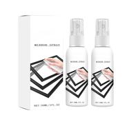 Reflective Window Spray For Home & Car, Glass Cleaner & Glasses Cleaner - One Way Mirror Coating Spray, Window Privacy Film Alternative, Streak-Free Shine for Home & Auto Glass (2PC)