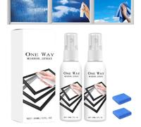 Reflective Window Spray For Home & Car, Glass Reflective Coating Spray For Home And Automotive Windows, One Way Mirror Spray And Glass Cleaner For Homes Window Privacy, Streak-Free Shine (2, set)