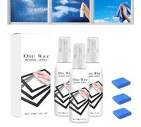Reflective Window Spray For Home & Car, Glass Reflective Coating Spray For Home And Automotive Windows, One Way Mirror Spray And Glass Cleaner For Homes Window Privacy, Streak-Free Shine (3, set)