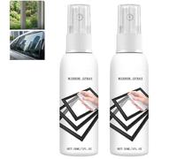 Reflective Window Spray for Home & Car, Instant One Way Mirror Spray, Glass Reflective Coating Spray, For Homes Window Privacy, Streak-Free Shine (2 Pcs)