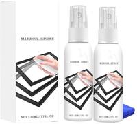 Reflective Window Spray For Home & Car, Instant One Way Mirror Spray, Glass Reflective Coating Sprays, One Way Mirror Sprays And Glass Cleaner For Homes Window Privacy, Streak-Free Shine (2Pcs, 30ml)