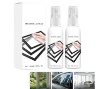 Reflective Window Spray For Home & Car, Window Spray For Home And Car, Glass Reflective Coating Spray, One Way Mirror Spray And Glass Cleaner For Homes Window Privacy, Streak-Free Shine, 30ml (2PC)