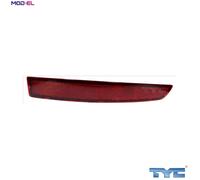 Reflex reflector Left Rear ECE approved 17-5570-00-9 TYC for VW JETTA IV