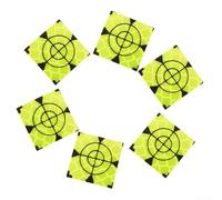 Reflector Aiming Target Stickers 100 Count for Precise Measurements in Various Engineering Fields (20x20mm)