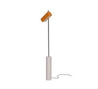 Hübsch Reflector LED floor lamp, orange, height 160 cm, iron