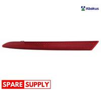 REFLECTOR FOR VW BORA ABAKUS 341-2902L-UQ FITS LEFT, BUMPER