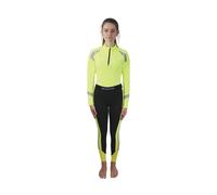 Reflector Riding Tights by Hy Equestrian Yellow - Large
