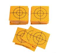 Reflector Target Set of 100 Units Essential Equipment for Tunnels, Bridges, and Buildings (30x30mm)