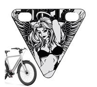 Reflectors for Bike,Warning Sign for Biking - Triangle Plate Tail Decor for Commuting Night Riding Mountain Biking Touring Race Road Cycling