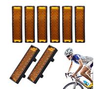 Reflectors, Reflector,Mountain Bike Reflector | Wheel Spoke Reflectors, Reflector 8 Pieces,