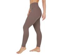Reflex 90 Degree By High Waist Power Flex Tummy Control Leggings, Mocha, S